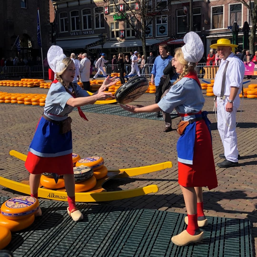 Cheese market in Alkmaar